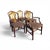 English Regency Revival Mahogany and Gilt Shield-Back Dining Chairs, Set of Five, Circa 1930 For Sale - Image 4 of 18