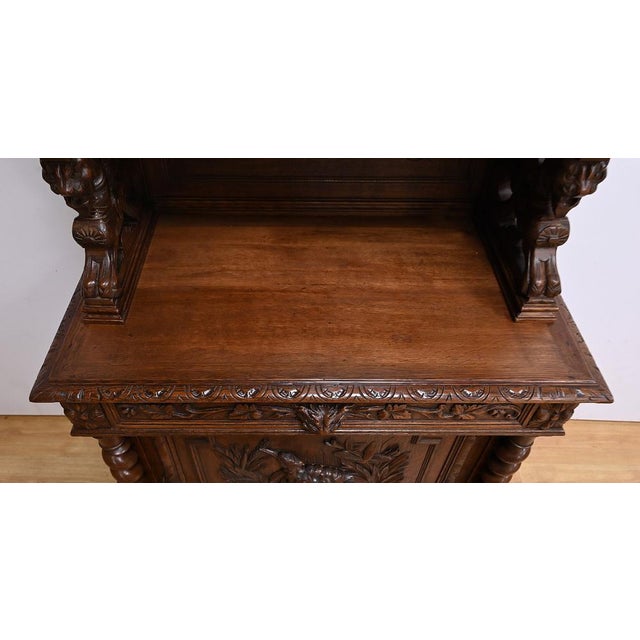 Narrow Cupboard in Oak For Sale - Image 14 of 18