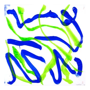 "Dolphin Dance 30" Painting by Ellen Priest