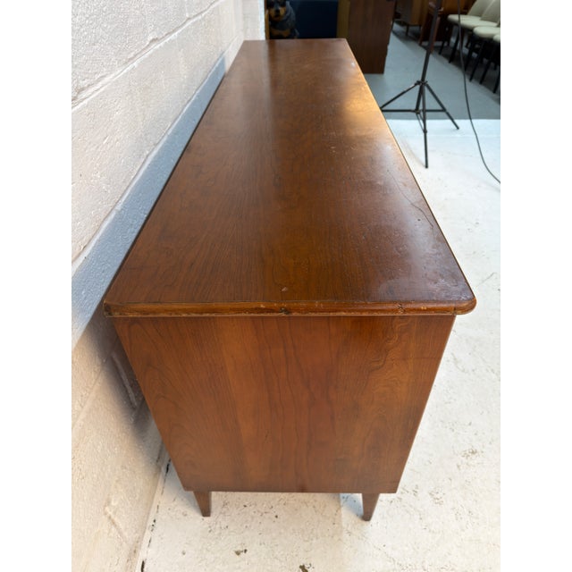 Vintage Bassett "Danique" Nine-Drawer Lowboy Dresser For Sale - Image 10 of 15