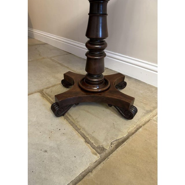 Antique Victorian Mahogany Freestanding Games Table, 1860 For Sale - Image 4 of 10