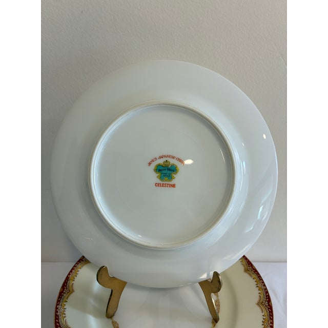 Vintage Meito “Celestine” Rust and Gold Bread Plates, Set of 12 For Sale - Image 10 of 11