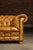 Camel Early 20th Century Tufted Caramel Leather Chesterfield Sofa For Sale - Image 8 of 15