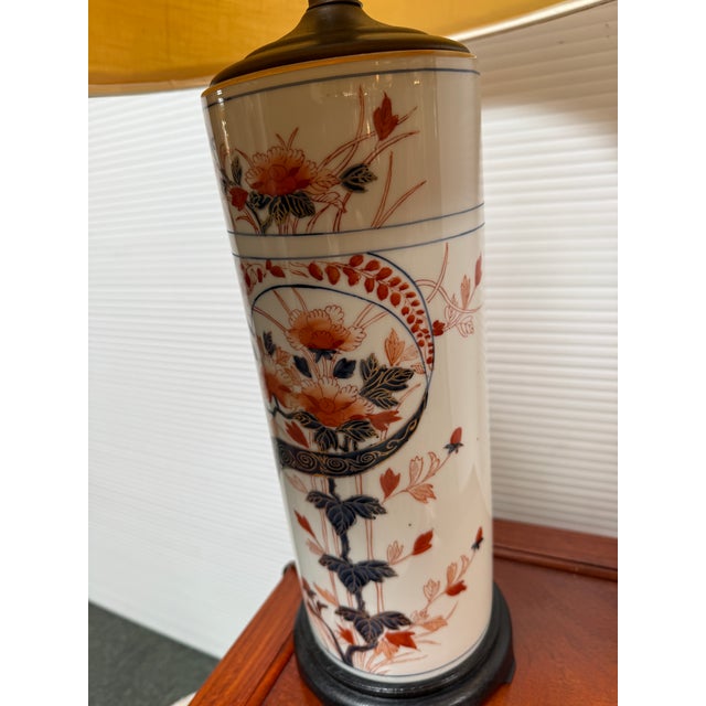 Vintage Japanese Imari Porcelain Table Lamp For Sale In San Francisco - Image 6 of 12