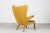 Mid-Century Modern Danish Teak Chair with Wool Upholsery in the style of H. J. Wegner, 1950s For Sale - Image 3 of 11