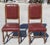 Red Set of Chairs with Seat and Back in Red Leather, Italy, 1980 For Sale - Image 8 of 8
