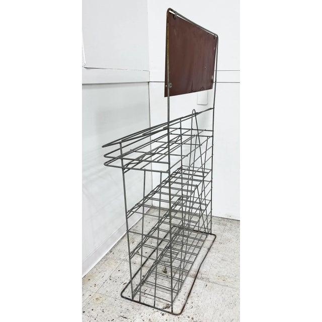 Mid 20th Century Vintage Mid 20th Century French Picardy Wine Shop Display Rack For Sale - Image 5 of 9