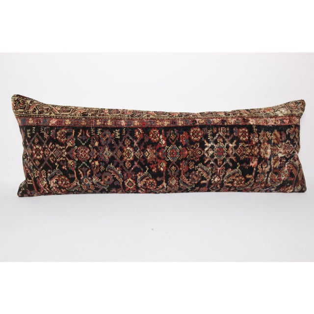 Here i am listing a 100% Handmade double knotted rug pillow cover, made from antique Persian tribal carpet rug. This’s a...