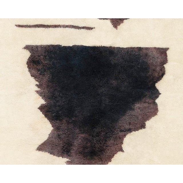 Hand-Knotted Wool Rug by Azele Studio For Sale - Image 4 of 12