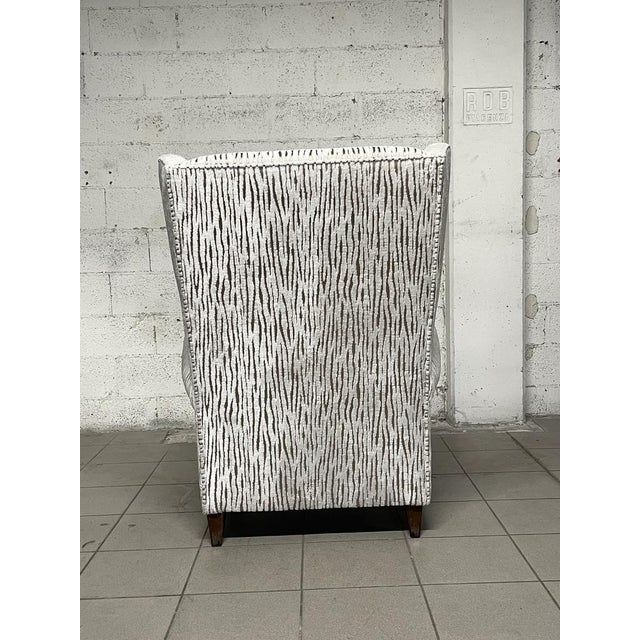 Vintage White Armchair, 1940s For Sale - Image 6 of 18