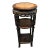 Early 20th Century Carved Wood and Marble Jardiniere Stand For Sale
