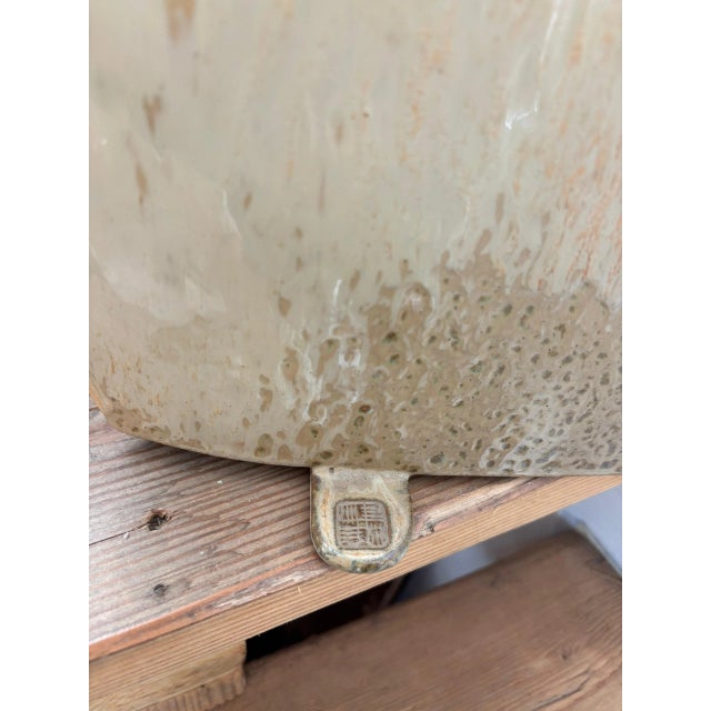 Vintage Glazed Stoneware Vase, 1980s For Sale - Image 17 of 18