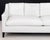 Early 21st Century Modern White Leather Upholstered Large Sofa For Sale - Image 5 of 8