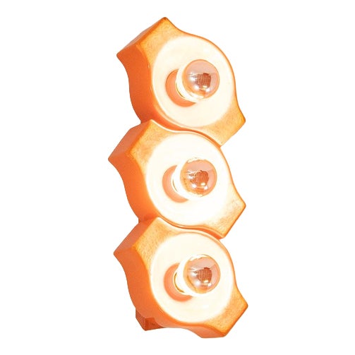 Space Age Cari Zalloni Wall Lamp by Gaetano Sciolari for Leola For Sale