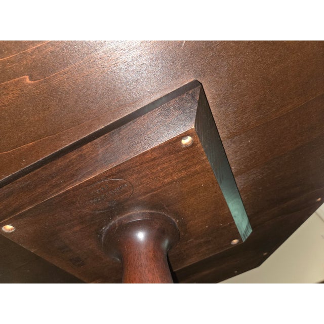 Henkel Harris 5400 29 Jefferson Writing Table in Solid Mahogany For Sale - Image 9 of 9