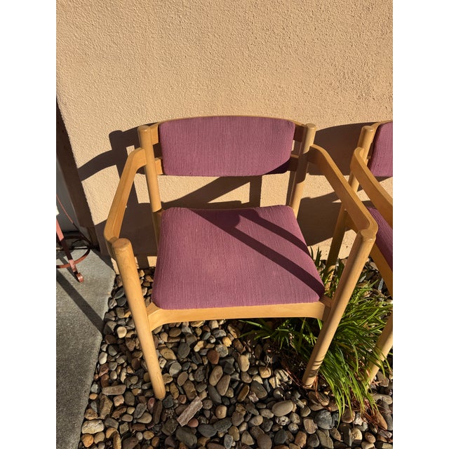 Many of the O.D. Møbler chairs were designed by Erik Buch (Buck) during the 1960s. The makers mark sticker is intact but...