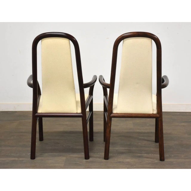 Mid-Century Modern 1970s Rosewood Color Dining Arm Chairs by Boltinge - a Pair For Sale - Image 3 of 9