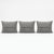 Brown Oushak Rug Pillow Cover 16'' X 24'' - Set of Three For Sale - Image 4 of 4