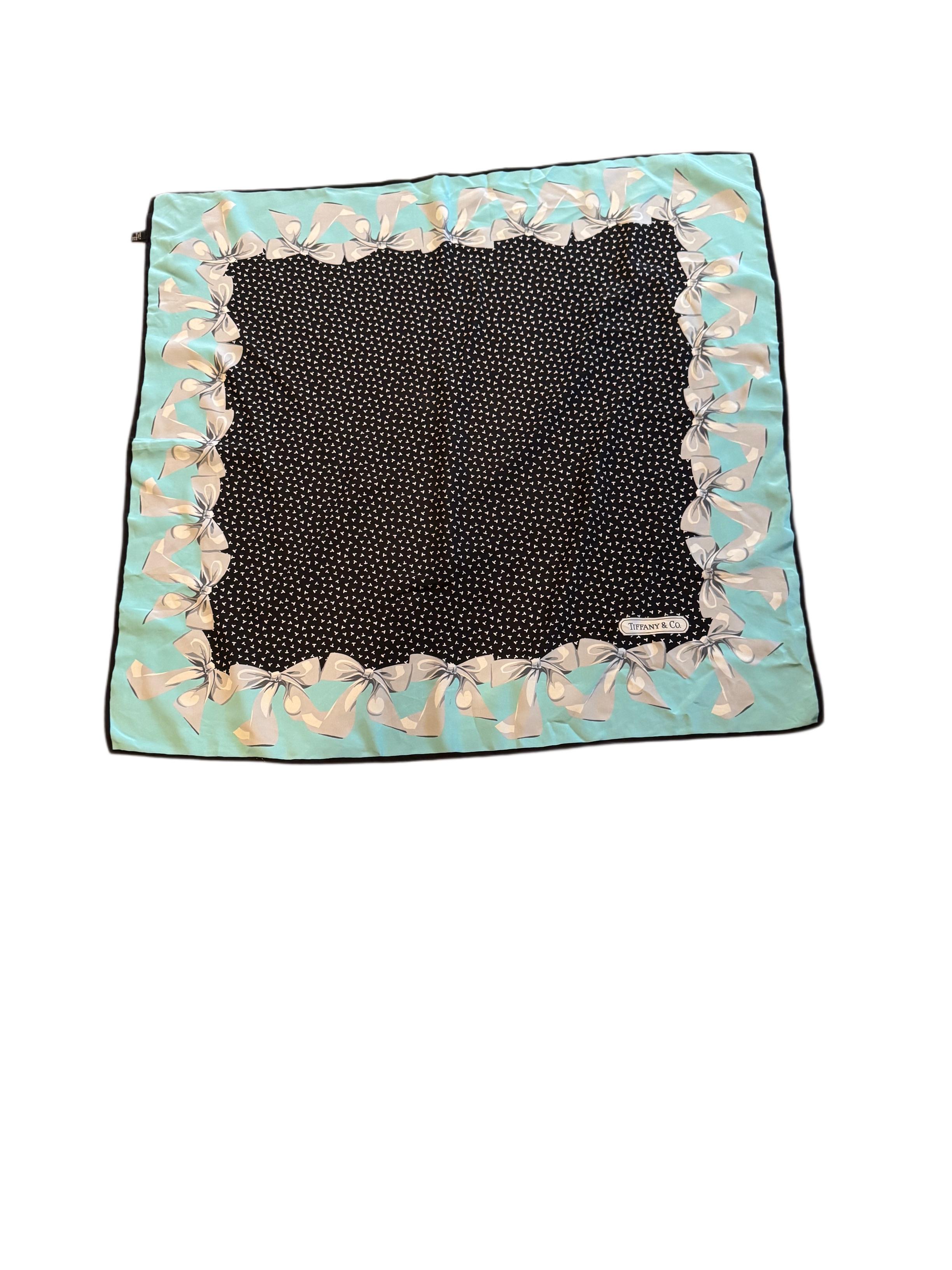 Tiffany & Co. Italian Made Silk Scarf | Chairish