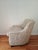 Contemporary 1990s Baker Furniture Company Slope Arm Club Chair #3 For Sale - Image 3 of 11
