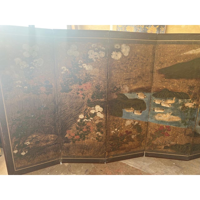 17th Century Japanese Screen For Sale - Image 9 of 12