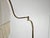 Golden Metal Reading Floor Lamp with Adjustable Arm and Fabric Lampshade, 1970 For Sale - Image 12 of 18