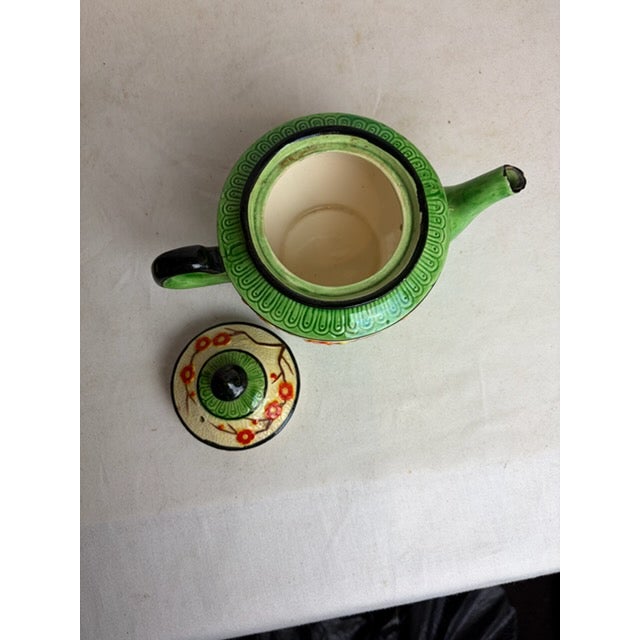 Green 1930s Green Maruhon Ware Tea Set - 6pcs For Sale - Image 8 of 10