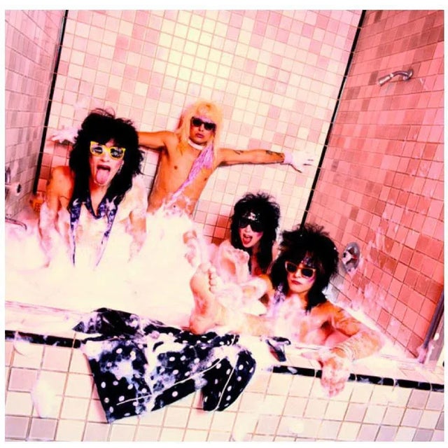 Motley Crue Bubble Bath - Signed and Limited Edition Mick Rock Estate Print Motley Crue in a bubble bath, 1986. (photo...