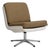 Variopur Space Age Upholstered Swivel Chair White Brown Cream Germany 1970s For Sale