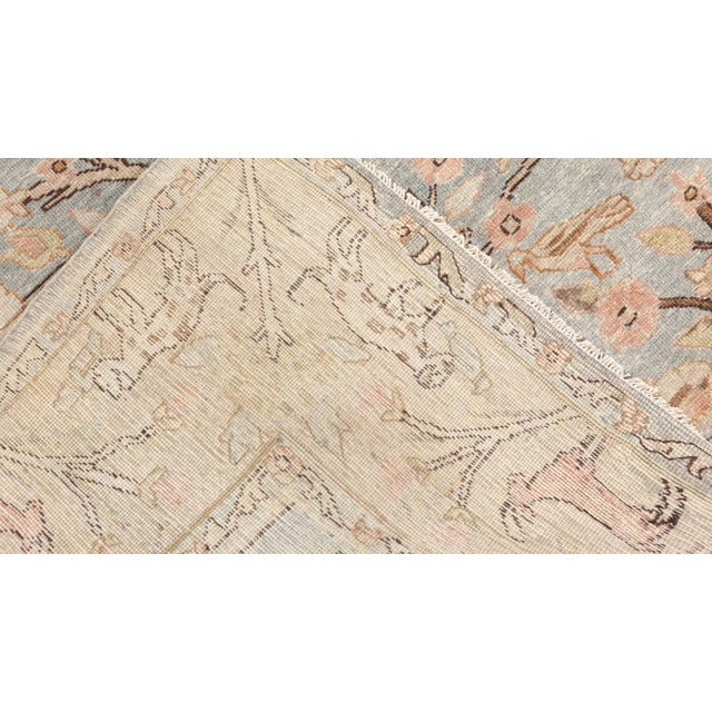 Textile Antique Persian Tabriz Rug For Sale - Image 7 of 10