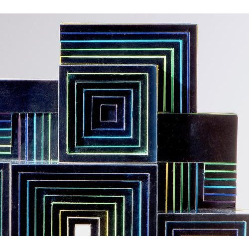 Maya Blue, Maya Blue, 2025, Paper Collage on Foam Board For Sale - Image 9 of 10