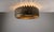 Mid-Century Brutalist Ceiling Lamp in Gilded Wrought Iron, 1940s For Sale - Image 6 of 12