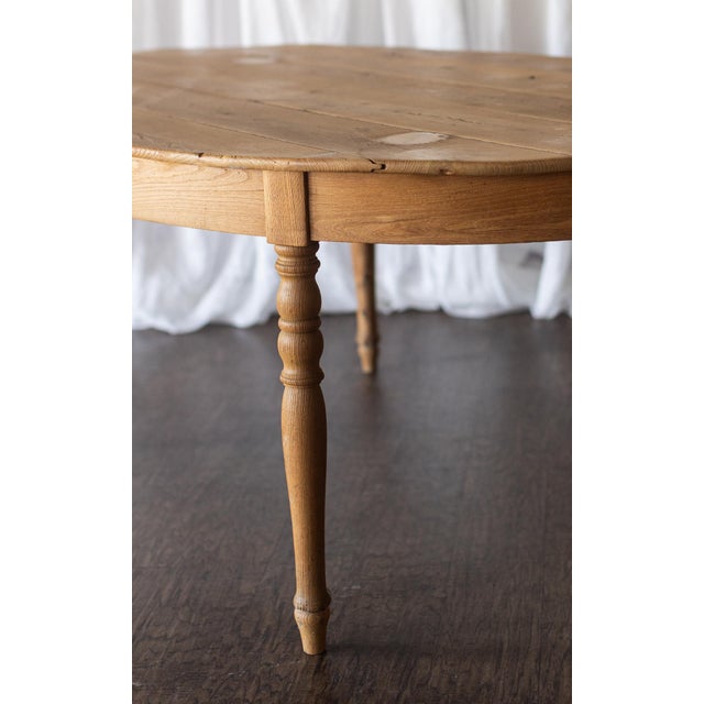 Early 20th Century Pine Louis Phillpe Oval Table For Sale - Image 12 of 14