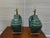 Postmodern 1980s Postmodern Seafoam Green Ceramic Glazed Table Lamps With Lucite Base - a Pair For Sale - Image 3 of 8