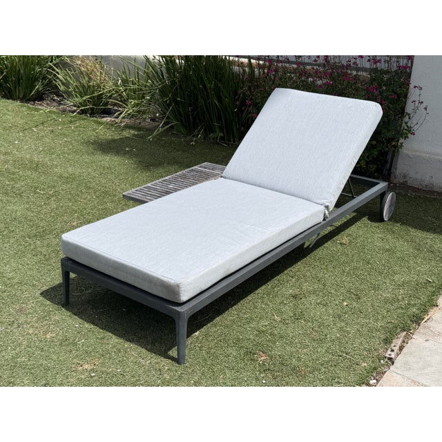 Design Plus Gallery presents the Grid Outdoor Chaise Lounge from Gloster. This is a premium, minimalist outdoor daybed...