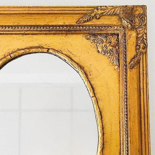 Vintage Baroque Gold Plated Mirror, 1980s For Sale - Image 5 of 7