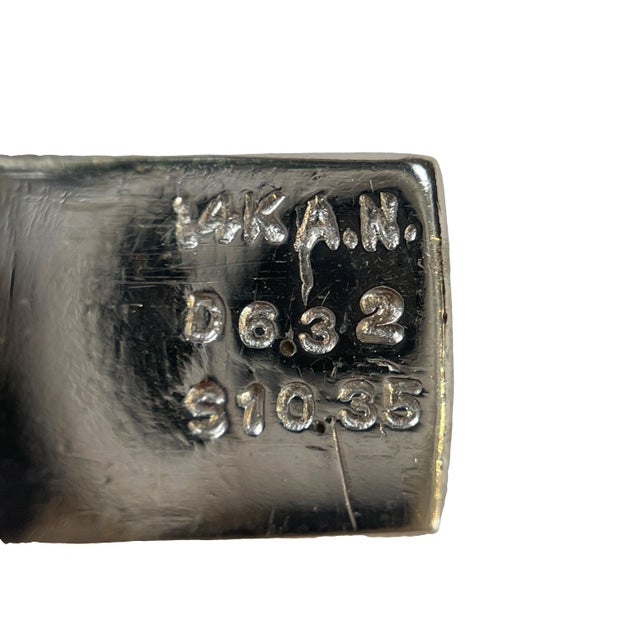 Silver 1950s 14k Gold 6.32 Carat Weight of Diamond & 10.35 CTW Blue Sapphire Tennis Bracelet For Sale - Image 8 of 8