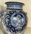 Bring a touch of classic Mediterranean elegance to your home with this striking vintage Italian majolica urn, hand-painted...