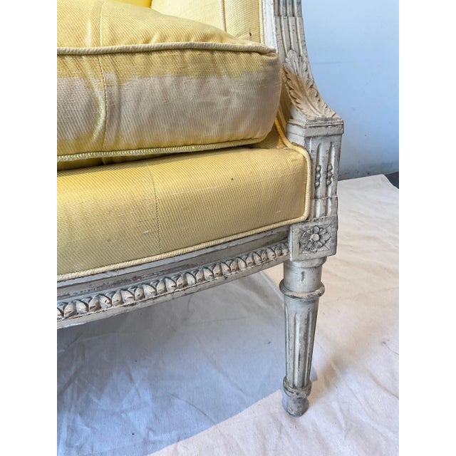 French 1880s French Louis Xvi Sofa For Sale - Image 3 of 12