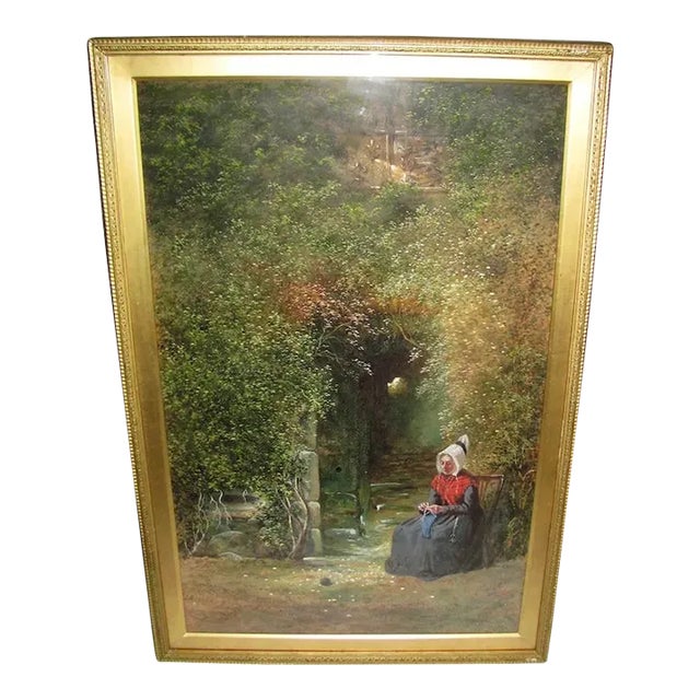 Antique Scottish Gouache Watercolor Painting Robert Frier 19th Century For Sale