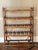 Farmhouse Mid 20th Century Vintage Oak Rolling Bakers Rack For Sale - Image 3 of 7
