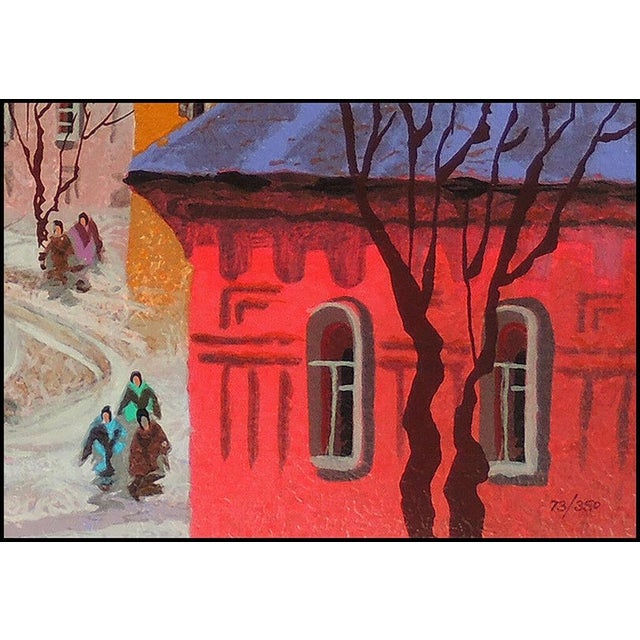 Surrealism Late 20th Century Dusk Over Talin, Anatole Krasnyansky For Sale - Image 3 of 5