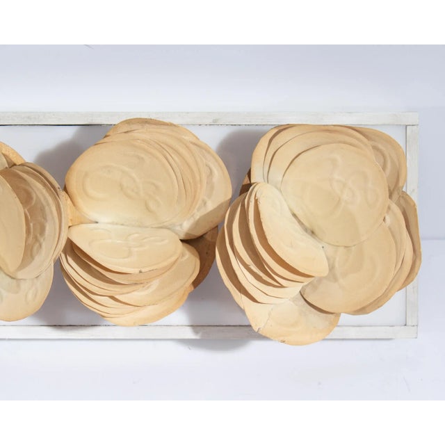 White Signed Mixed Media Wall Assemblage by James Spencer Russell For Sale - Image 8 of 9