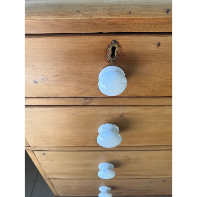 Antique Pine Two Over Three Drawers - Chest of Drawers From England For Sale - Image 11 of 18