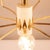 Mid-Century Modern Star-Shaped Chandelier with Brass Arms, 1960s For Sale - Image 4 of 13