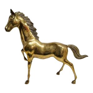 Vintage Large Brass Horse - Equestrian Figurine