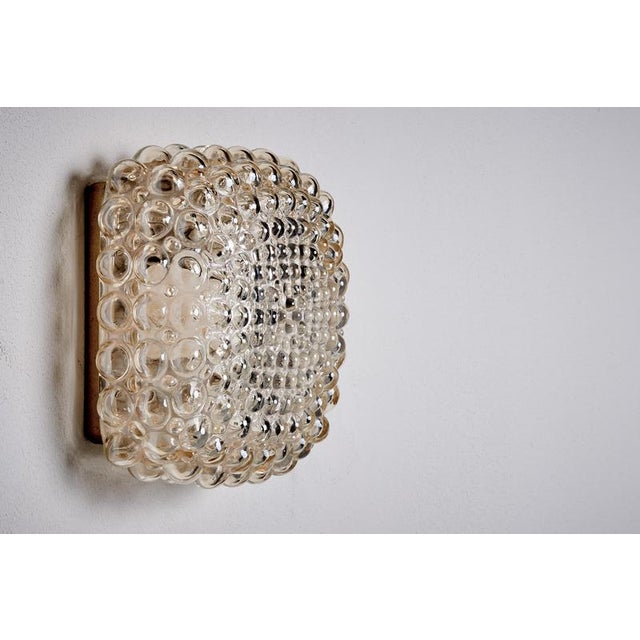 Metal Model A 669 Wall or Ceiling Lamp attributed to Helena Tynell for Limburg Glashütte, 1960s For Sale - Image 7 of 15