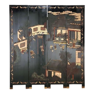 Coromandel Screen, China Circa 1920 For Sale