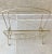 Mid 20th Century -Mid 20th-Century Atomic-Style Brass-Plated Metal Wire Media Rack For Sale - Image 5 of 13