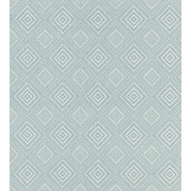 Sample - The House of Scalamandré Antigua Weave Fabric, Sky For Sale